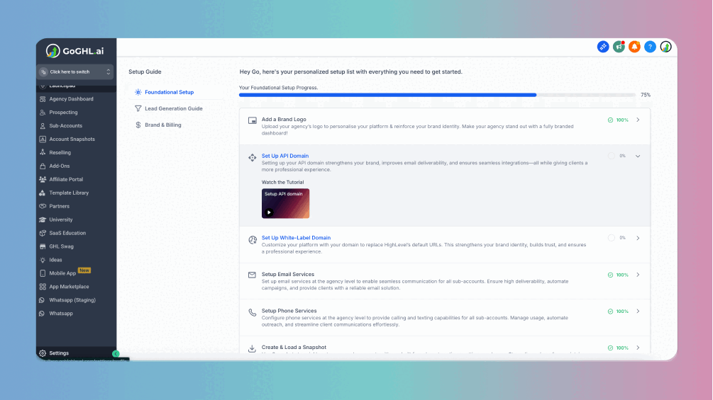 Setup Voice Notes
