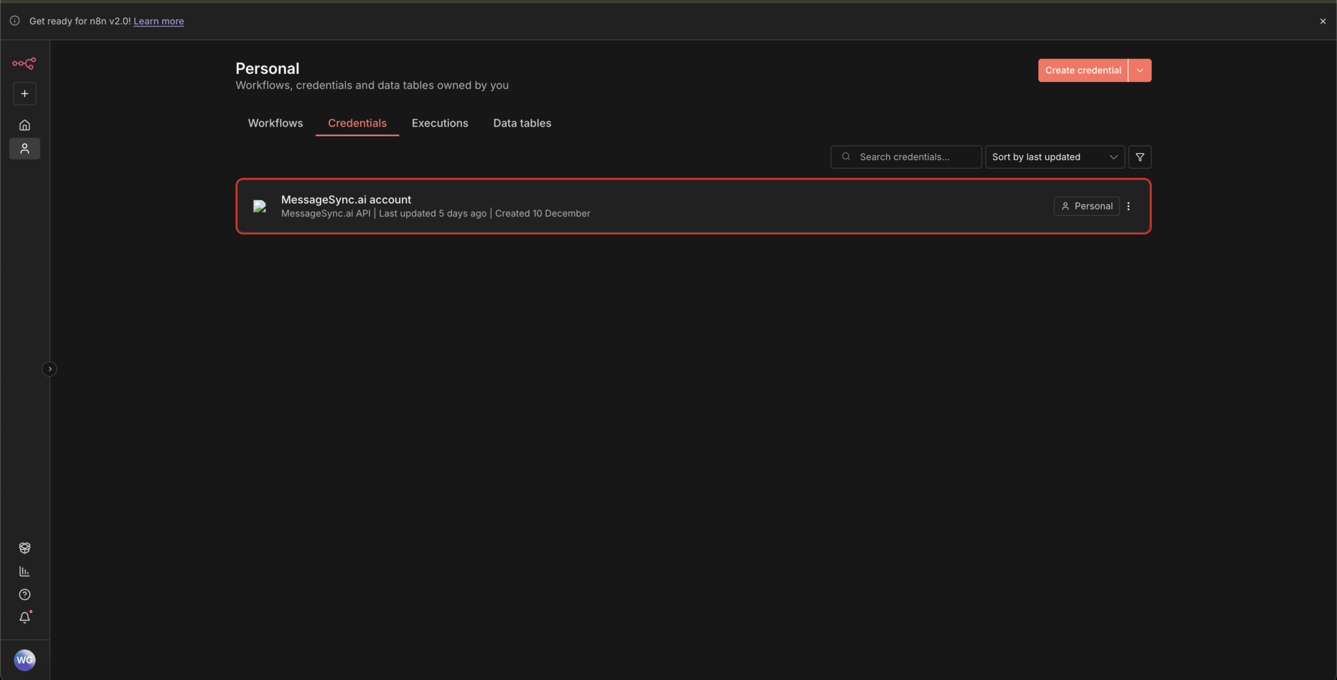 Instalar el Nodo Comunitario MessageSync.ai en n8n